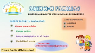 Reapertura Jardín